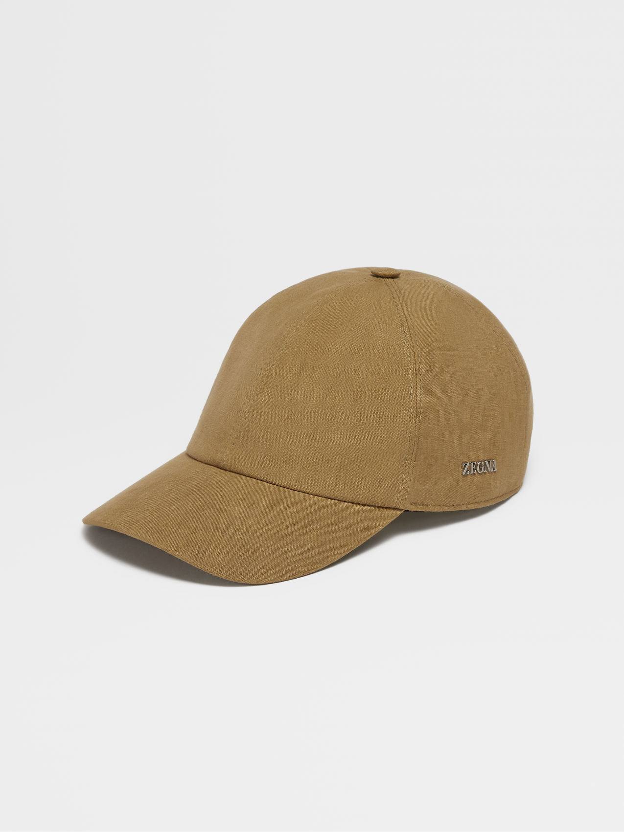 Light Green Linen Baseball Cap